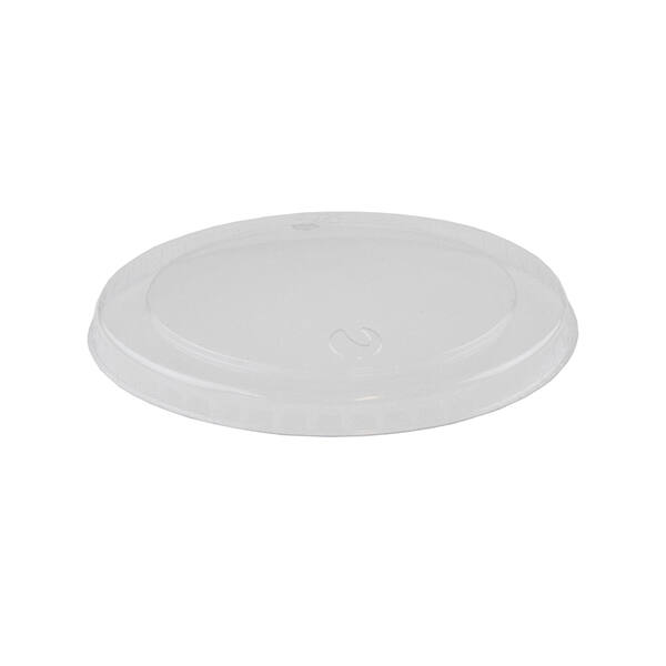 Deksels PLA wit ø 96 mm voor foodcontainer 240 ml