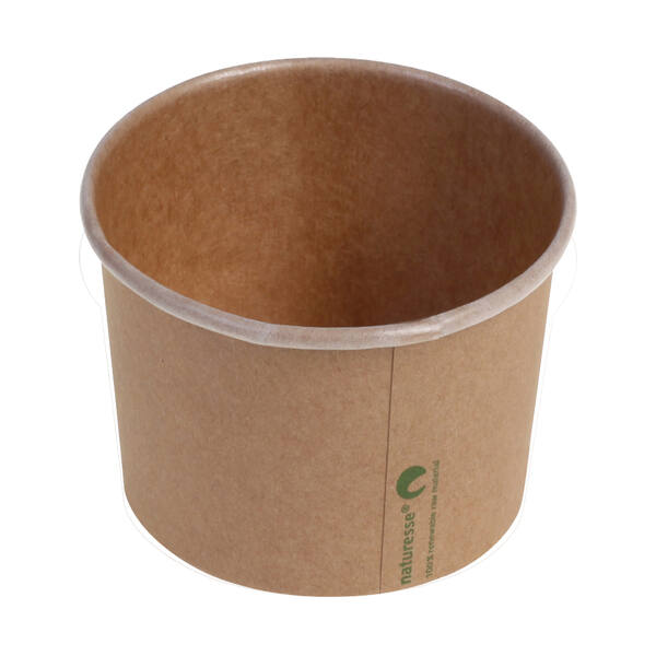 Foodcontainer FSC PLA kraft 15 oz/440 ml ø 105 mm x 75 mm hoog