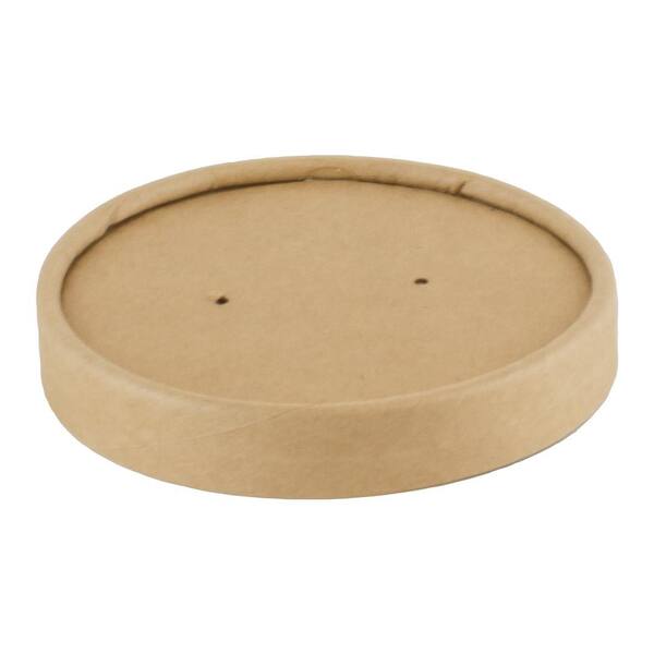 Deksels FSC PLA kraft voor soepbeker 240 ml/360 ml