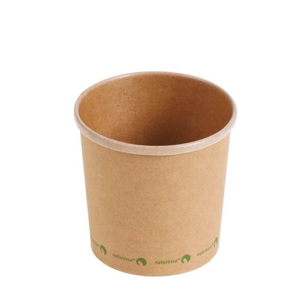 Soepbeker FSC PLA kraft 16 oz/480 ml ø 97 mm x101 mm hoog