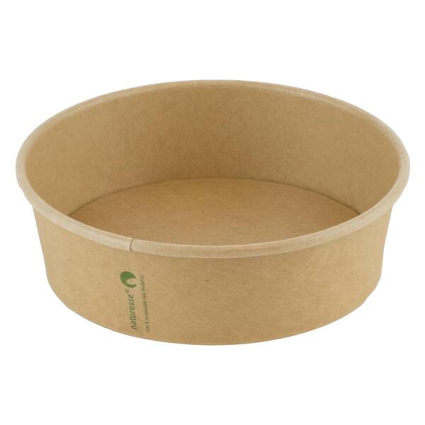 Saladebowl PLA kraft 480 ml ø 15 cm x h4,5 cm FSC