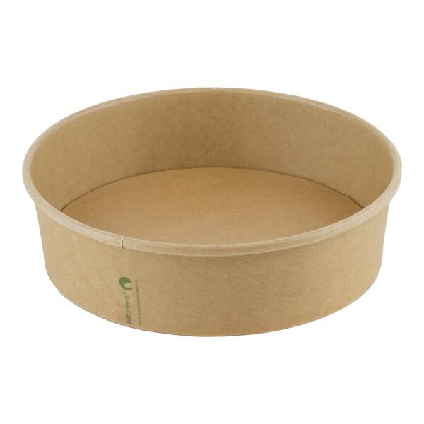 Saladebowl PLA kraft 900 ml ø 18,5 cm x h4,9 cm