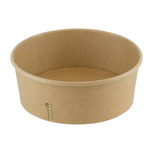Saladebowl PLA kraft 1200 ml ø 18,5 cm x h6,6 cm FSC®