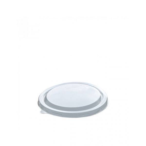 Deksels plat 100% RPET voor saladebowl 18,5 cm