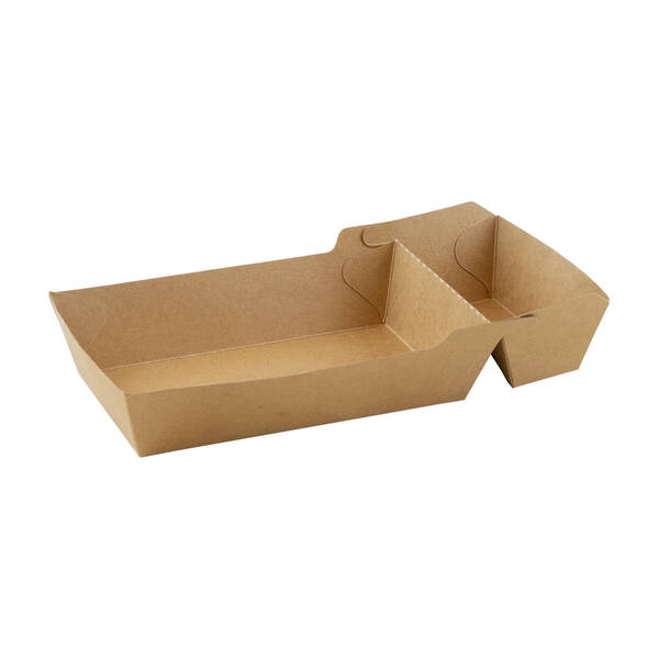 Snackbakje FSC PLA coated kraft A9/A22 174/155x83/65x35 mm