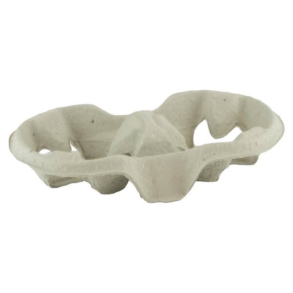 Bekerhouder 2-vaks kartonpulp 185x110x50 mm