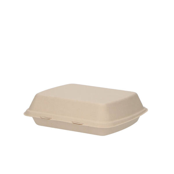 Menubox suikerriet 1-vaks crème 229x205x78 mm