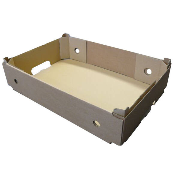 Kratdozen zwart/wit 600x400x145 mm
