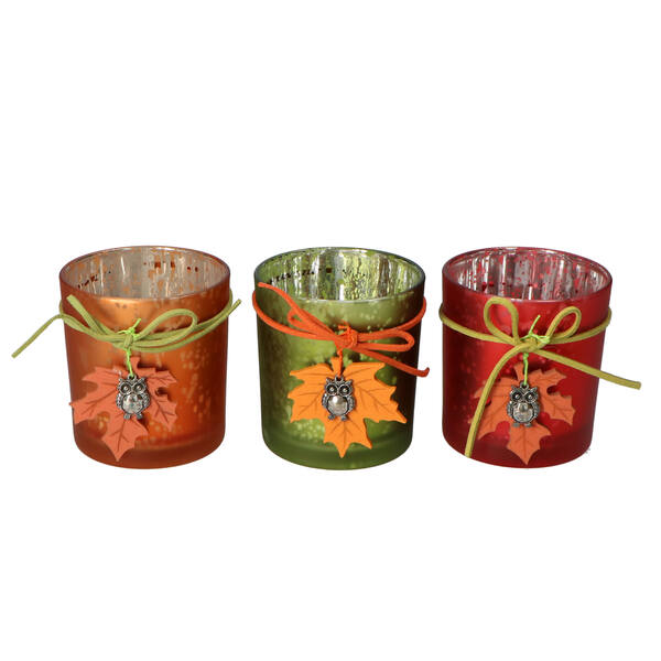 Windlicht herfst 3 kleuren 75x80 mm (512710 000 995) per 12 stuks