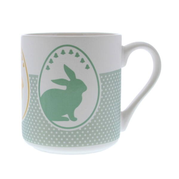 Mok Dotty Bunny 95x115x85 mm per 12 stuks