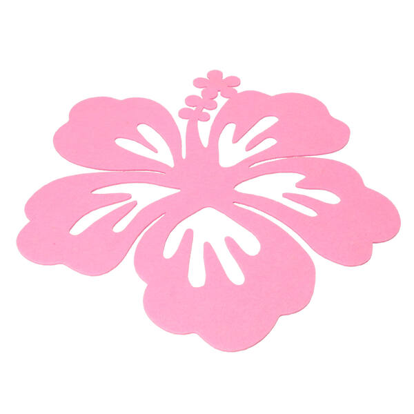 Vilten bloem roze 45 cm (23134 400 124) per 4 stuks