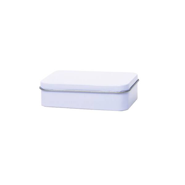 Pillendoosje met los overschuifdeksel groot wit 107x73x28 mm